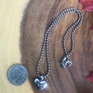Cookie Lee Hug Heart Pendant Necklace